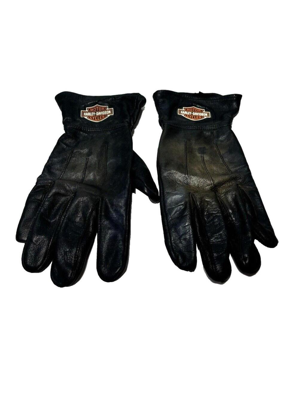 Harley-Davidson Motorcycle Men's Vintage Riding Gloves Size 3XL Sun Faded As is